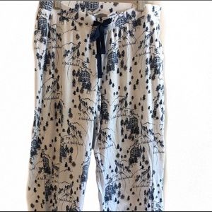 Tabitha Webb St Moritz Swiss Alp . Pajama pants.